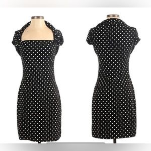 MARY BAYS Polka Dot Dress; Size 6; EUC.